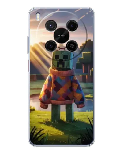 Чехол для Huawei Mate 80 Pro Max с картинкой «Крипер в свитере»