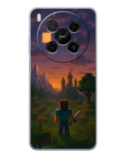 Чехол для Huawei Mate 80 Pro Max с картинкой «Стив у башни»
