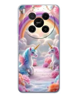 Чехол для Huawei Mate 80 Pro Max с картинкой «Радуга и единороги» Чехол для Huawei Mate 80 Pro Max с картинкой «Радуга и единороги»