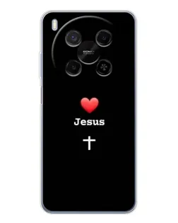 Чохол для Huawei Mate 80 Pro Max з картинкою «Серце - Jesus»