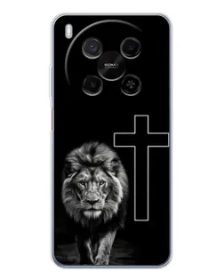 Чохол для Huawei Mate 80 Pro Max з картинкою «Лев та Хрест»