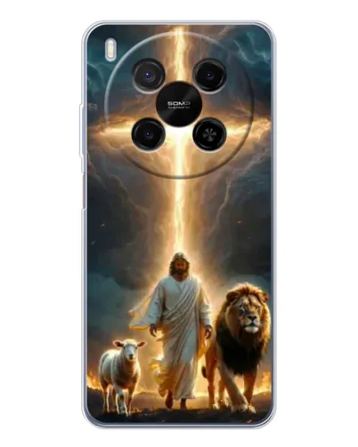 Чехол для Huawei Mate 80 Pro Max с картинкой «Лев Иуды и Свет»