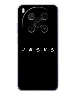 Чехол для Huawei Mate 80 Pro Max с картинкой «Точки веры J.E.S.U.S.»
