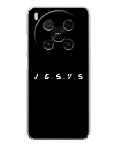 Чехол для Huawei Mate 80 Pro Max с картинкой «Точки веры J.E.S.U.S.»