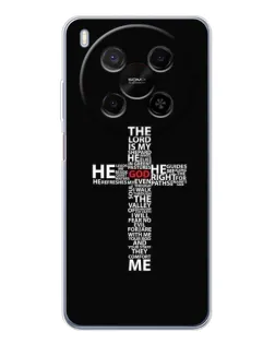 Чехол для Huawei Mate 80 Pro Max с картинкой «Текстовый крест» Чехол для Huawei Mate 80 Pro Max с картинкой «Текстовый крест»