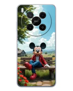 Чохол для Huawei Mate 80 Pro Max з картинкою «Міккі на лавці»