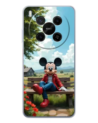 Чохол для Huawei Mate 80 Pro Max з картинкою «Міккі на лавці» Чохол для Huawei Mate 80 Pro Max з картинкою «Міккі на лавці»