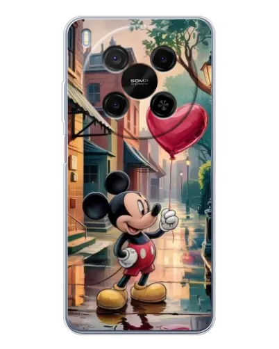 Чохол для Huawei Mate 80 Pro Max з картинкою «Міккі та кулька-серце» Чохол для Huawei Mate 80 Pro Max з картинкою «Міккі та кулька-серце»