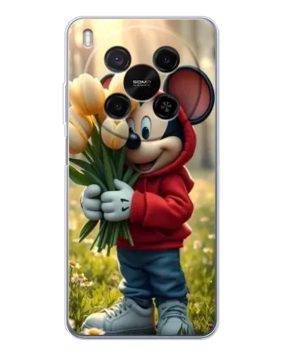 Чохол для Huawei Mate 80 Pro Max з картинкою «Міккі з тюльпанами» Чохол для Huawei Mate 80 Pro Max з картинкою «Міккі з тюльпанами»