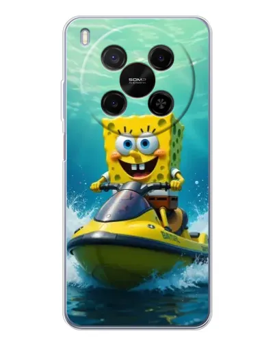 Чохол для Huawei Mate 80 Pro Max з картинкою «Спанч Боб на гідроциклі» Чохол для Huawei Mate 80 Pro Max з картинкою «Спанч Боб на гідроциклі»