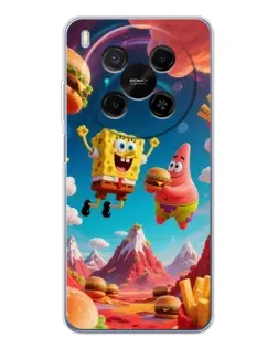 Чохол для Huawei Mate 80 Pro Max з картинкою «Космічний фастфуд»