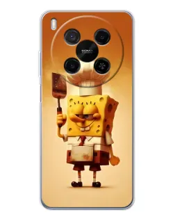Чохол для Huawei Mate 80 Pro Max з картинкою «Губка Боб кухар»