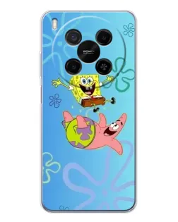 Чохол для Huawei Mate 80 Pro Max з картинкою «Спанч Боб та Патрік»