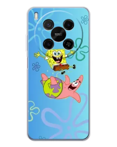 Чохол для Huawei Mate 80 Pro Max з картинкою «Спанч Боб та Патрік» Чохол для Huawei Mate 80 Pro Max з картинкою «Спанч Боб та Патрік»