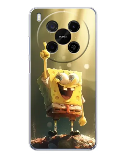 Чохол для Huawei Mate 80 Pro Max з картинкою «Сяючий Спанч Боб» Чохол для Huawei Mate 80 Pro Max з картинкою «Сяючий Спанч Боб»