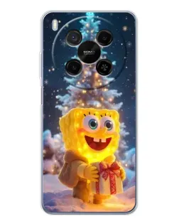 Чохол для Huawei Mate 80 Pro Max з картинкою «Різдвяний Спанч Боб»