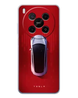 Чохол для Huawei Mate 80 Pro Max з картинкою «Tesla Top View»