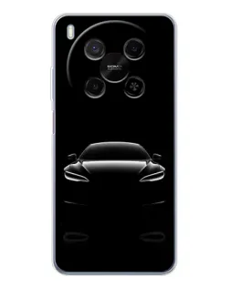 Чохол для Huawei Mate 80 Pro Max з картинкою «Силует Tesla Night»