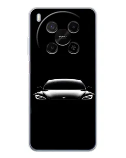 Чохол для Huawei Mate 80 Pro Max з картинкою «Фари Tesla Night»