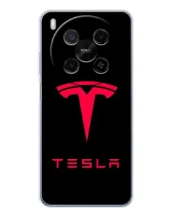Чохол для Huawei Mate 80 Pro Max з картинкою «Tesla Red Logo»