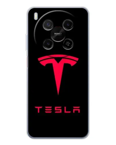 Чохол для Huawei Mate 80 Pro Max з картинкою «Tesla Red Logo»