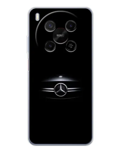Чехол для Huawei Mate 80 Pro Max с картинкой «Mercedes — абстрактные линии»