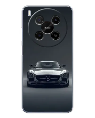 Чехол для Huawei Mate 80 Pro Max с картинкой «Mercedes на черном»