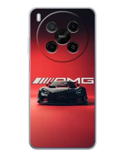 Чехол для Huawei Mate 80 Pro Max с картинкой «Mercedes AMG — красная линия»