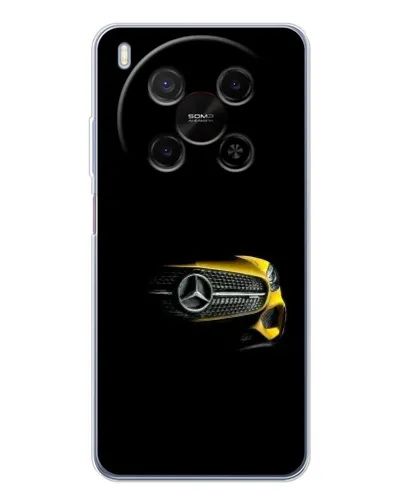 Чехол для Huawei Mate 80 Pro Max с картинкой «Mercedes — ретро стиль»