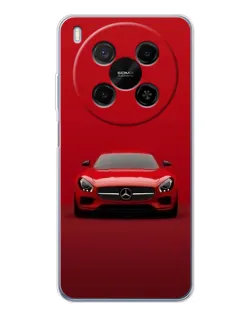 Чехол для Huawei Mate 80 Pro Max с картинкой «Красный Mercedes AMG»