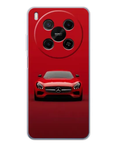 Чехол для Huawei Mate 80 Pro Max с картинкой «Красный Mercedes AMG»