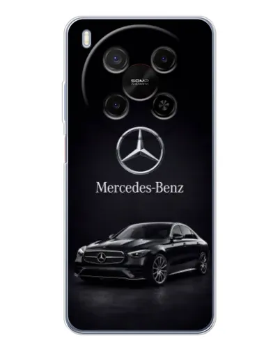 Чехол для Huawei Mate 80 Pro Max с картинкой «Mercedes — решетка радиатора»