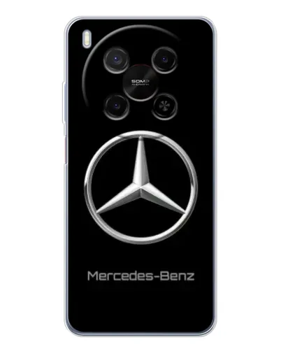 Чехол для Huawei Mate 80 Pro Max с картинкой «Mercedes Silver Logo»