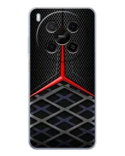 Чехол для Huawei Mate 80 Pro Max с картинкой «Mercedes Carbon Grid»