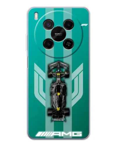 Чехол для Huawei Mate 80 Pro Max с картинкой «Mercedes AMG Petronas»