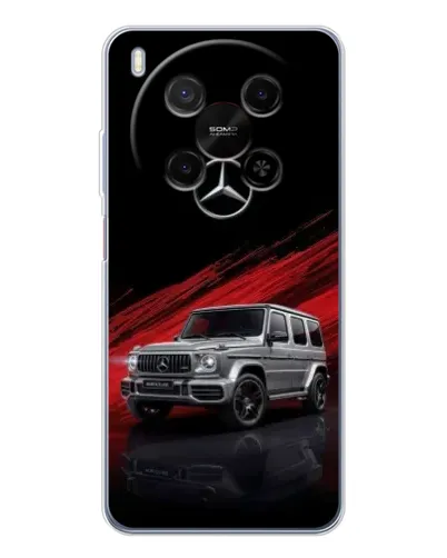 Чехол для Huawei Mate 80 Pro Max с картинкой «Mercedes G-Class красный»