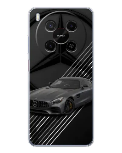 Чехол для Huawei Mate 80 Pro Max с картинкой «Mercedes AMG — графика»