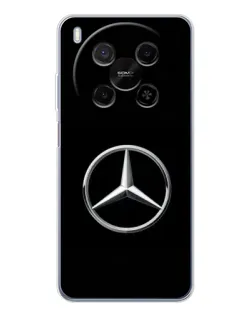 Чехол для Huawei Mate 80 Pro Max с картинкой «Mercedes классический лого»