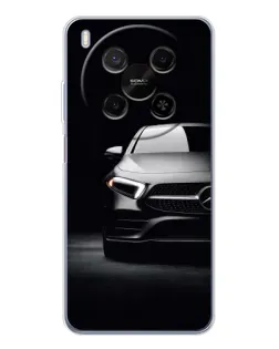 Чехол для Huawei Mate 80 Pro Max с картинкой «Свет фар Mercedes»
