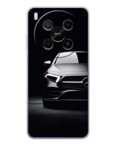 Чехол для Huawei Mate 80 Pro Max с картинкой «Свет фар Mercedes»