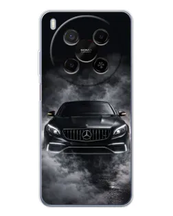 Чехол для Huawei Mate 80 Pro Max с картинкой «Mercedes в дыму»