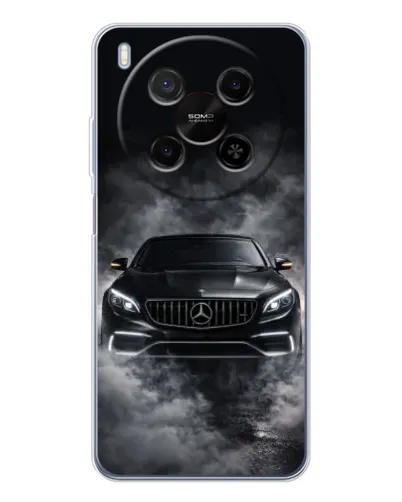 Чехол для Huawei Mate 80 Pro Max с картинкой «Mercedes в дыму»