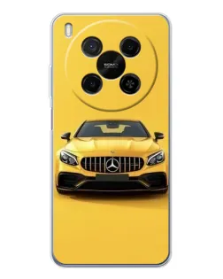 Чехол для Huawei Mate 80 Pro Max с картинкой «Желтый Mercedes GT»
