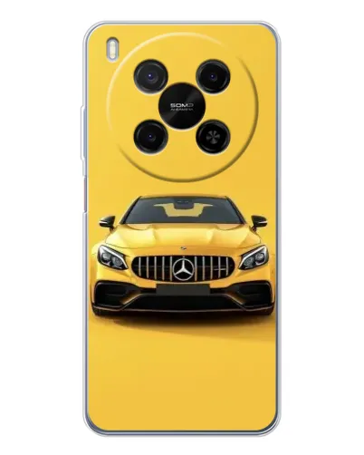 Чехол для Huawei Mate 80 Pro Max с картинкой «Желтый Mercedes GT»