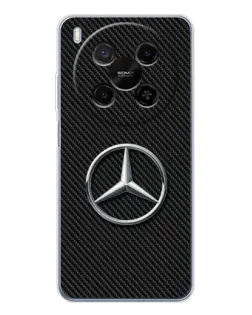 Чехол для Huawei Mate 80 Pro Max с картинкой «Карбоновый Mercedes стиль»