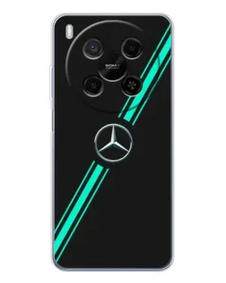 Чехол для Huawei Mate 80 Pro Max с картинкой «Спортивные линии Mercedes»