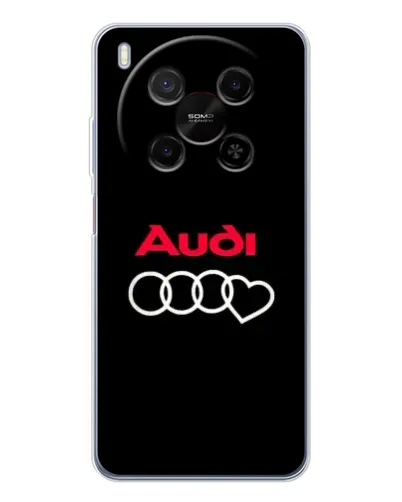 Чохол для Huawei Mate 80 Pro Max з картинкою «Логотип Audi Heart»