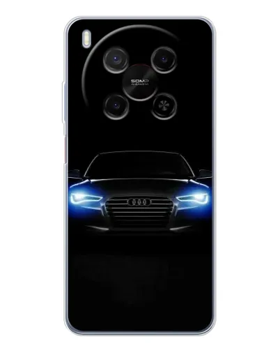 Чохол для Huawei Mate 80 Pro Max з картинкою «Audi в неоні»