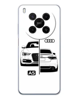 Чохол для Huawei Mate 80 Pro Max з картинкою «Audi — контрастний дизайн»