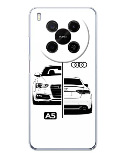 Чохол для Huawei Mate 80 Pro Max з картинкою «Audi — контрастний дизайн»